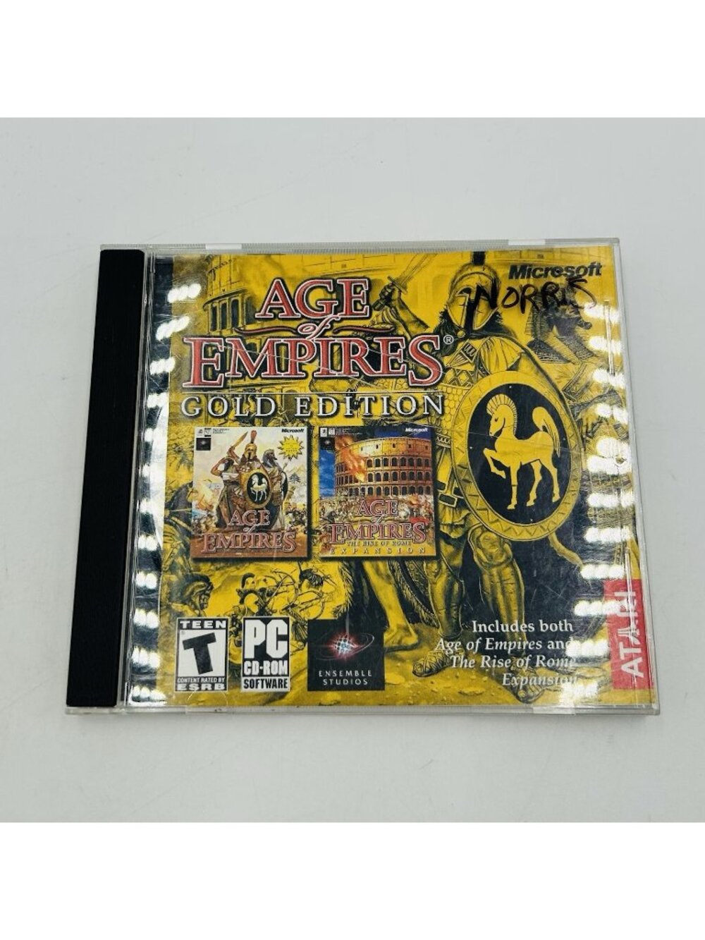 Age of Empires II: Gold Edition PC Game w/Expansion Pack -  Jewel Case (2 Disc)